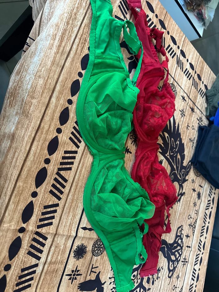 Lot soutien gorge corbeille Darjeeling - photo numéro 10