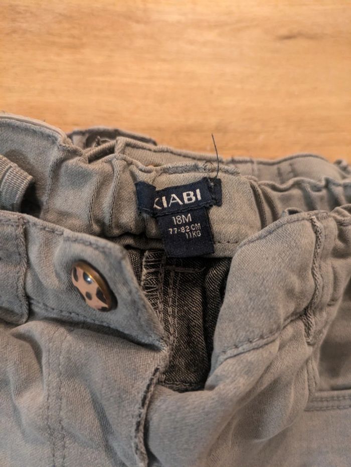 Lot 2 jeans gris fille - photo numéro 2