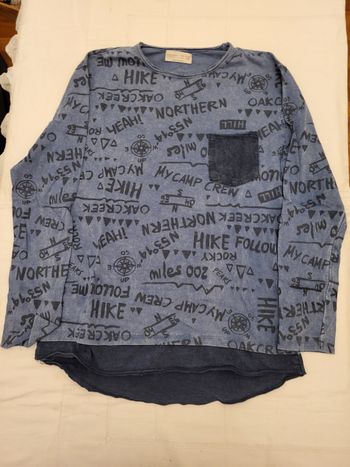 1 tee-shirt manche longue garçon 12 ans 