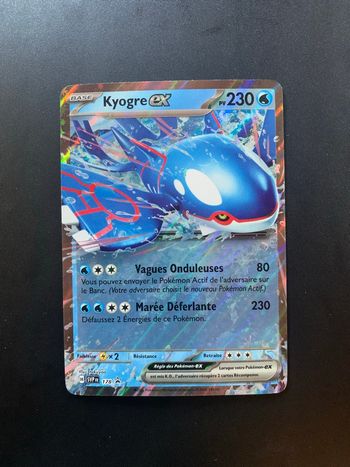 Carte Pokemon Kyogre EX Promotionnelle