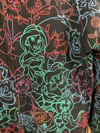 Hoodie gilet zippé à capuche Disney Aladin Tokyo Disneyland