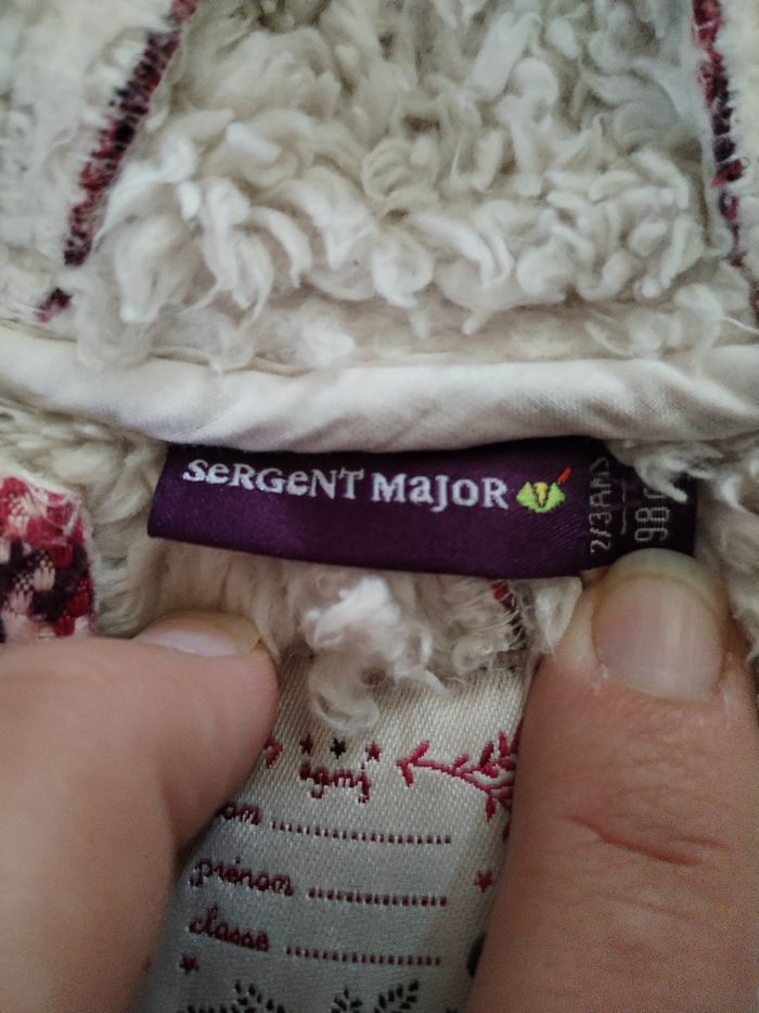 Manteau sergent major taille 2/3 ans - photo numéro 3