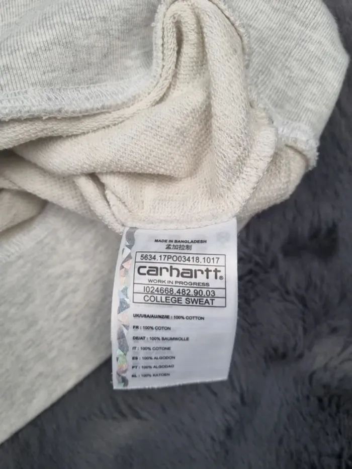 Sweat Carhartt gris, XS Hommes - photo numéro 6