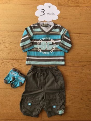 Ensemble 3 pièces 3 mois