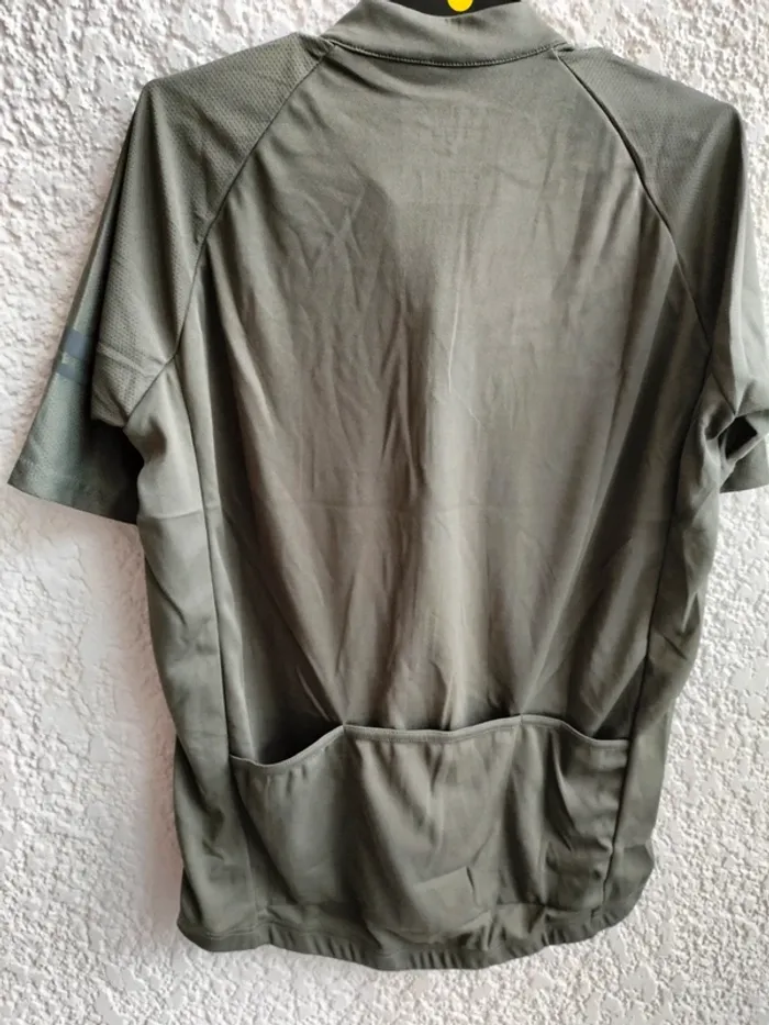 Maillot cyclisme manches courtes vert TL Agu - photo numéro 9