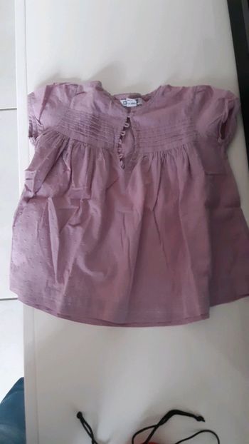 Tunique Okaïdi fille 3 ans manches courtes