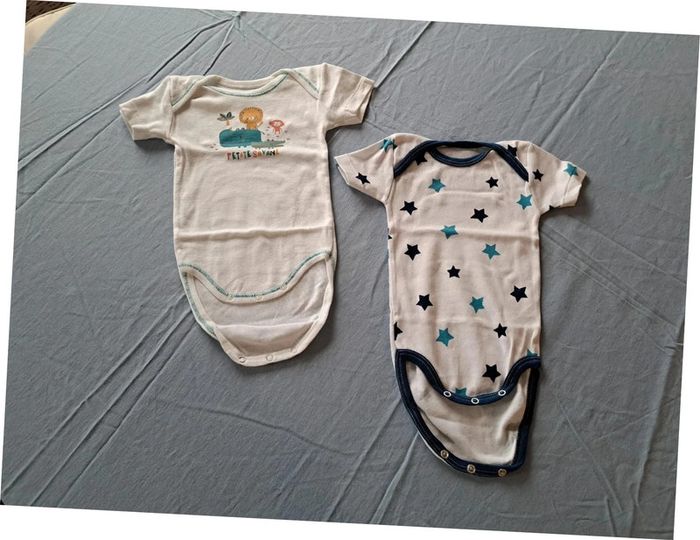 Lot de 2 bodies 6 mois Pomette neuf