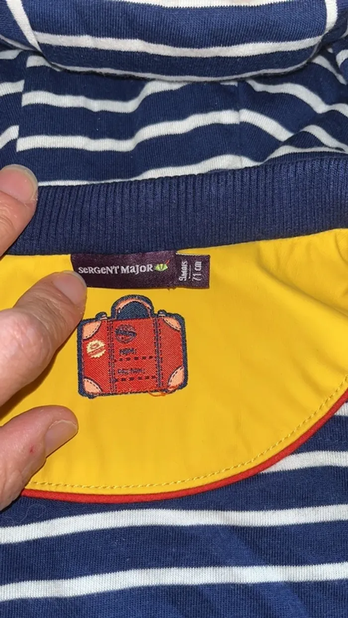 Imperméable sergent major 9 mois - photo numéro 6