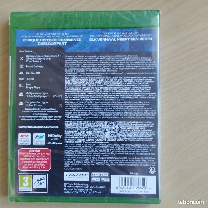 Jeu Xbox F1 2021 Neuf - photo numéro 2