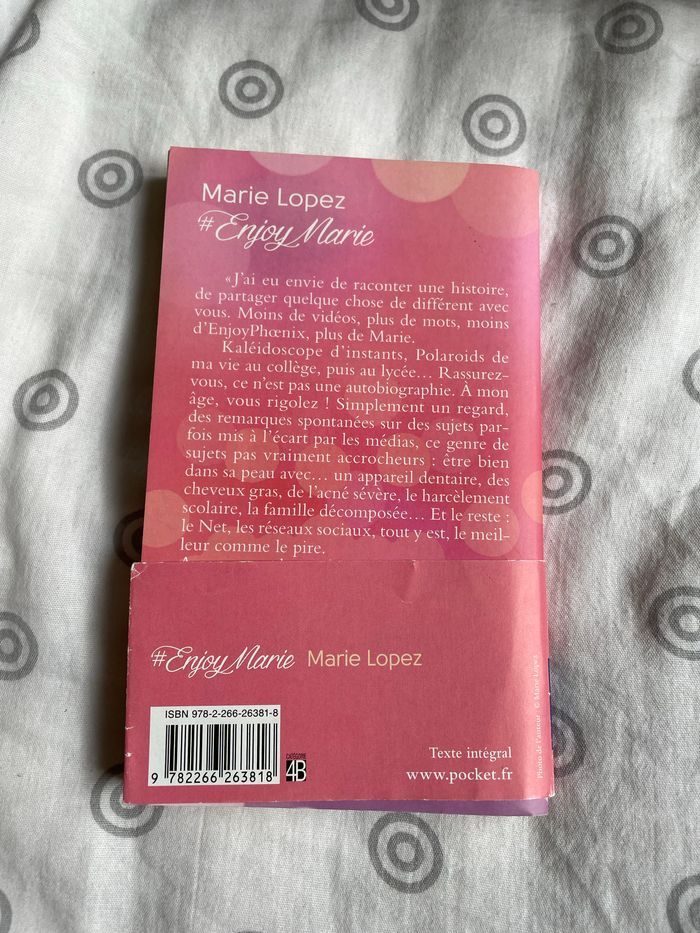 Livre #enjoyMarie Marie Lopez - photo numéro 2