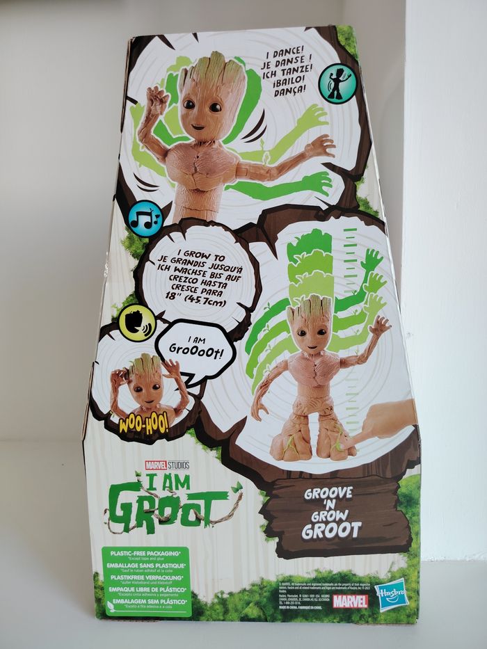 Jeu Groove 'n Grow Groot neuf – Danse, sons & lumières – Jouet interactif Marvel - photo numéro 2