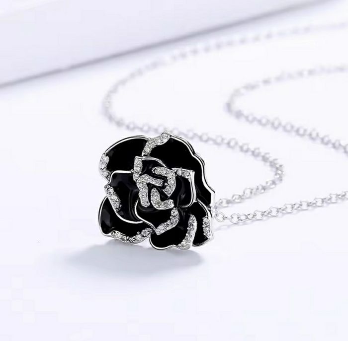 Parure rose noire - photo numéro 3