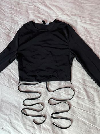 Crop top avec lacet