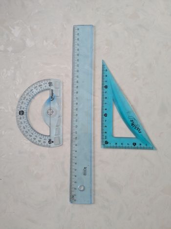 Lot de 3 règles