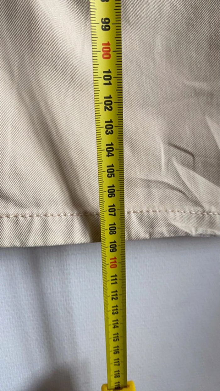 Pantalon Cargo beige à poches Bershka taille 36 - photo numéro 3