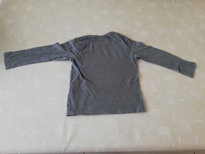 Tee shirt gris manches longues fluorescent 5 ans Star Wars - photo numéro 3