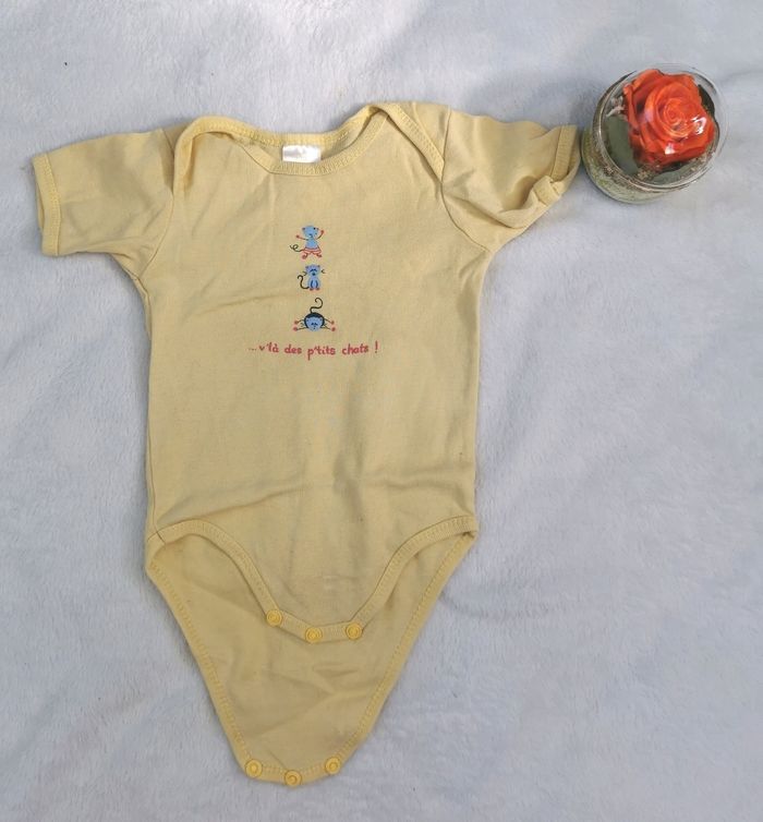 Lot de 5 bodies manche longues 12 mois - photo numéro 4