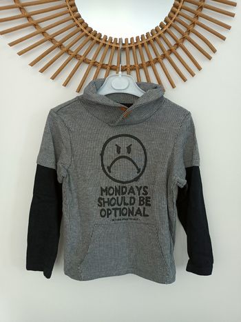 Sweat léger smiley 8ans