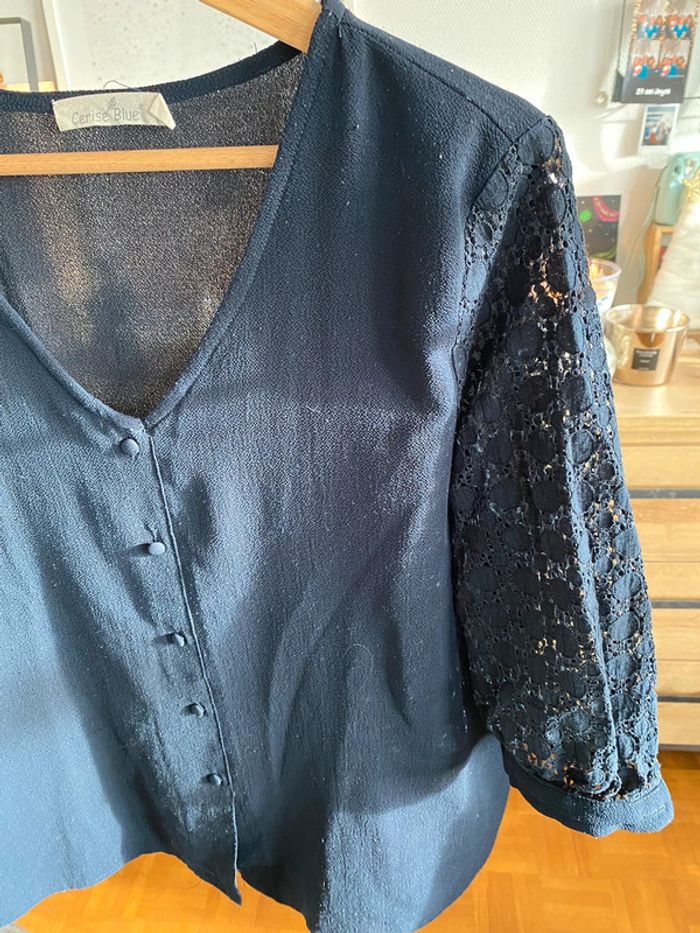 Blouse bleu marine - photo numéro 2