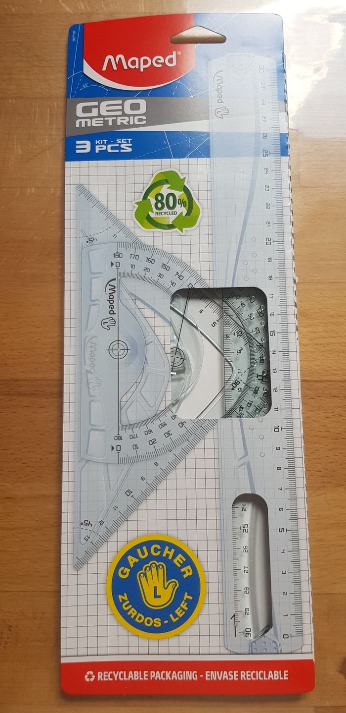 Lot de 5 kit de traçage MAPED Gaucher - photo numéro 2