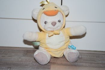 Doudou Peluche Ours poussin Fisher Price Nature Bearries
