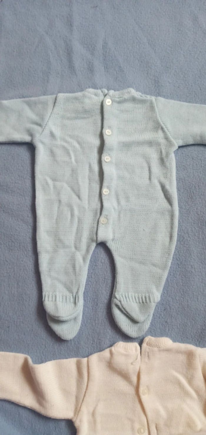 Lot de 2 combinaison Bébé Caramel taille 0/3 mois - photo numéro 4