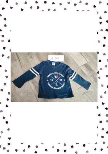 T-shirt manches longues petit bateau