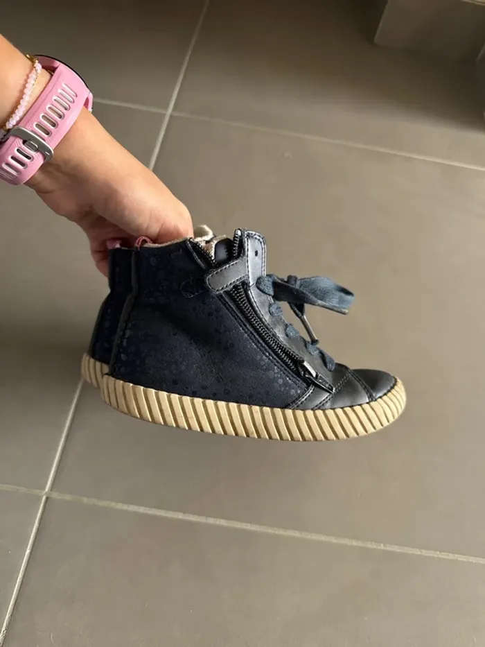 👟 Chaussures montantes fourrées Geox fille – Pointure 28 - photo numéro 2