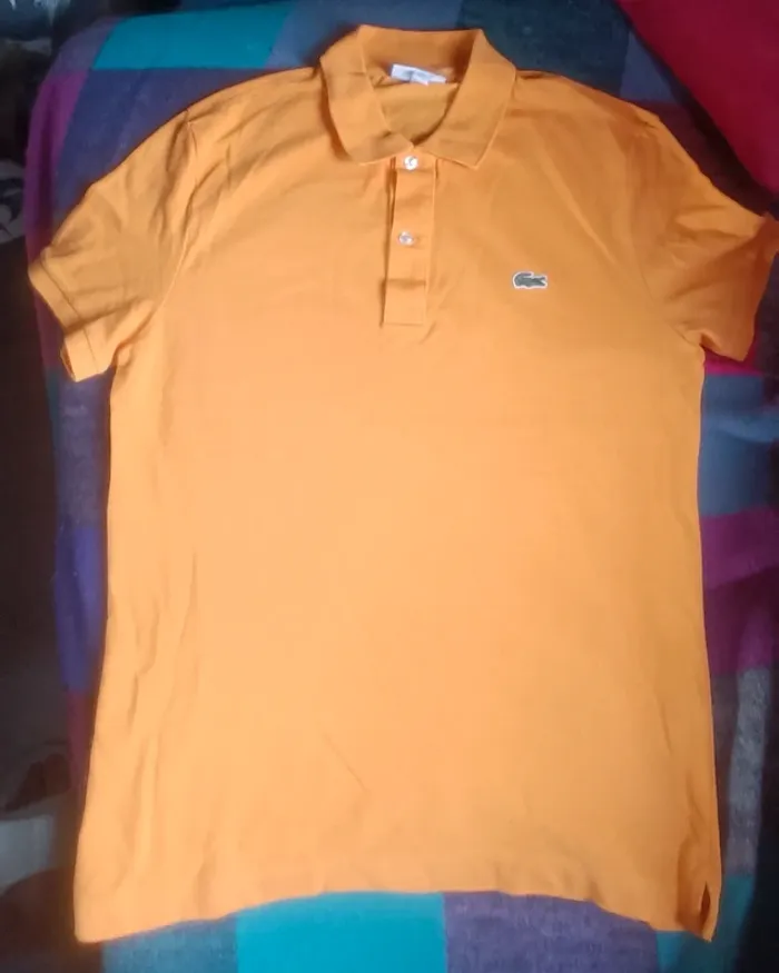 Polo orange Lacoste - photo numéro 2