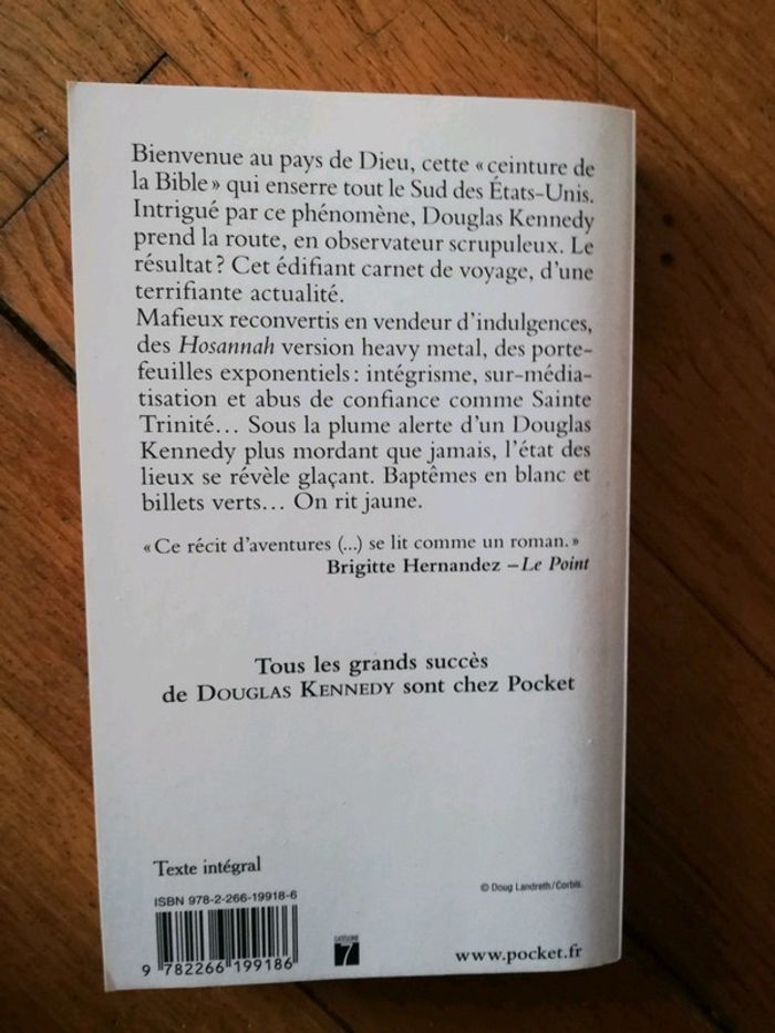 Livre "au pays de dieu" Douglas Kennedy - photo numéro 3
