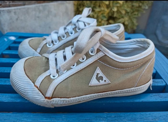 baskets kaki chaussures le coq sportif fille pointure 28