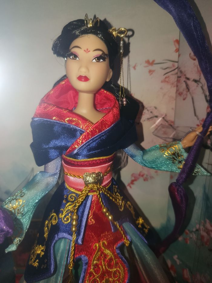 Poupée Disney édition limitée Mulan designer - photo numéro 4