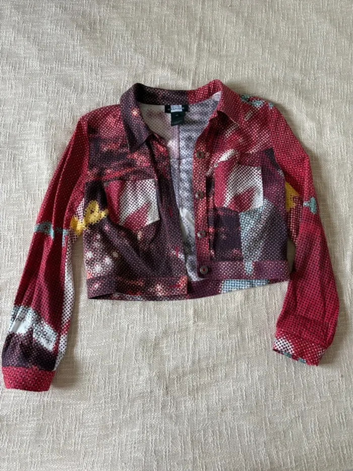 Veste courte Nathalie Chaize – Taille 42 – coton