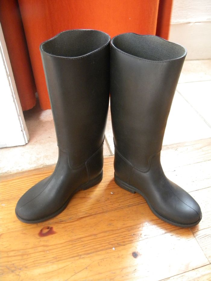 bottes équitation mixte T32 décathlon