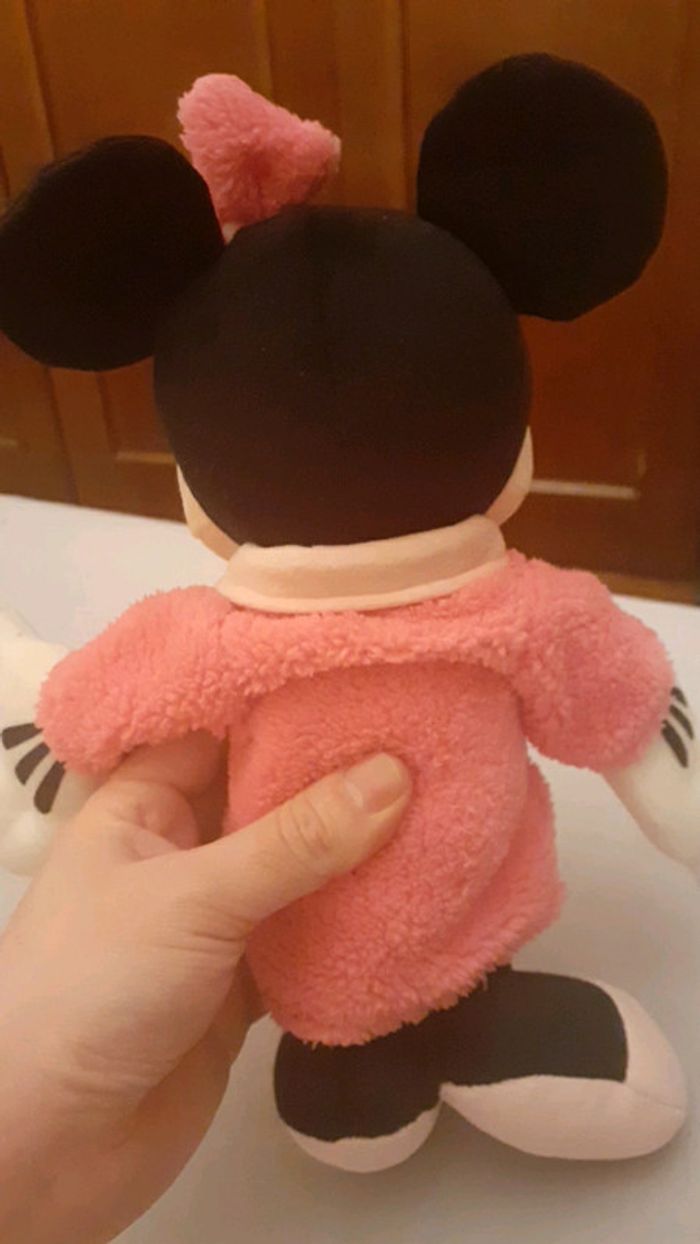 Peluche Minnie peignoir 30cm - photo numéro 4