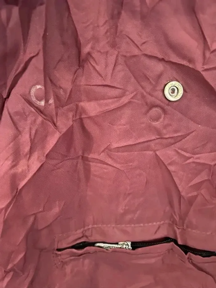 Parka jacket Oshkosh burgundy Mens XL - photo numéro 4