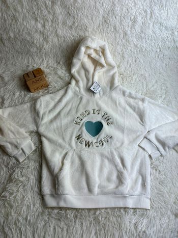 Pull polaire blanc obaibi taille 12 ans