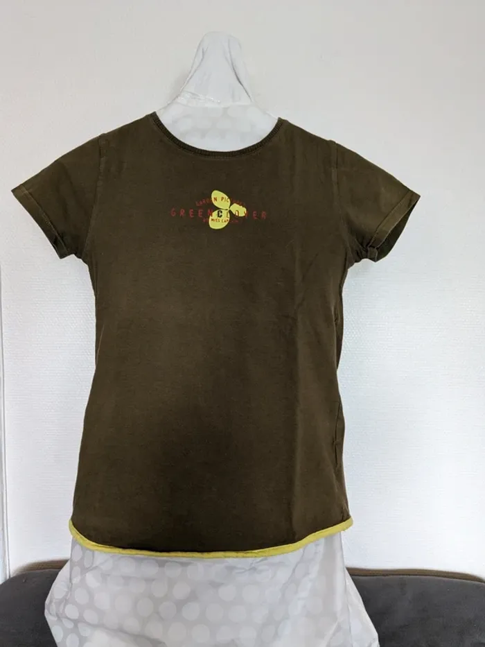 Lot t-shirt/débardeur Miss Captain - vert - photo numéro 2