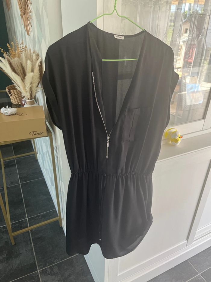 Robe noire doublé