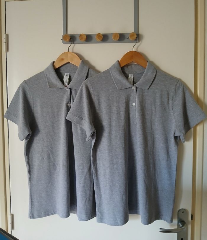Polos femme B&C - Coton 210 Gris