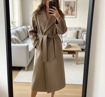 Manteau  70%  de  laine