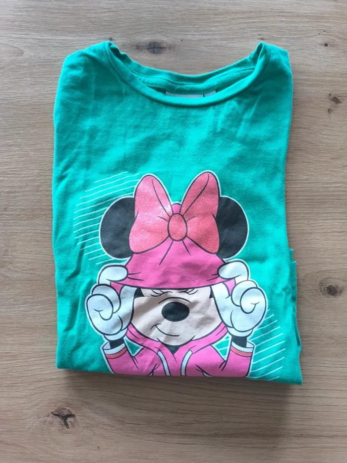 Tee shirt manches longues , minnie , fille , 4 ans , neuf