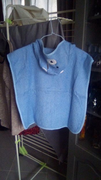 Sortie de bain capuche ours