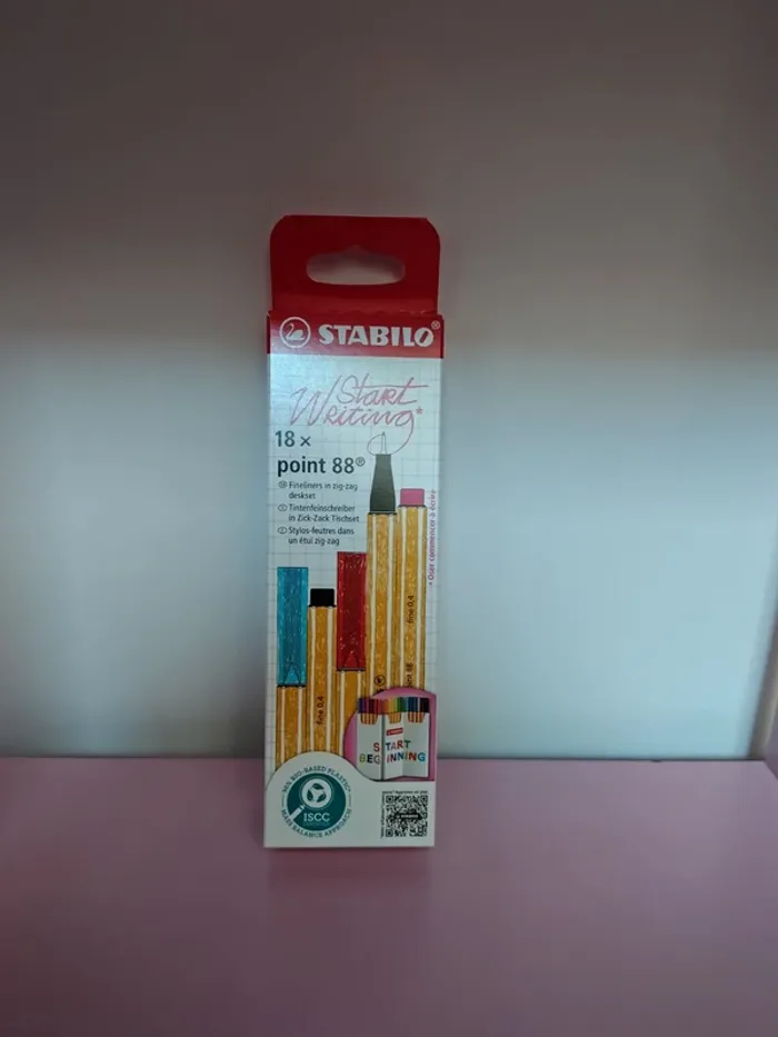 Stabilo point 88 - Etui zig zag de 18 stylos feutres - pointe fine