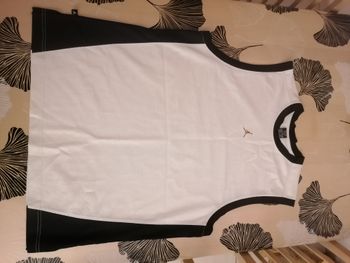 Débardeur Jordan Basket blanc et noir XL