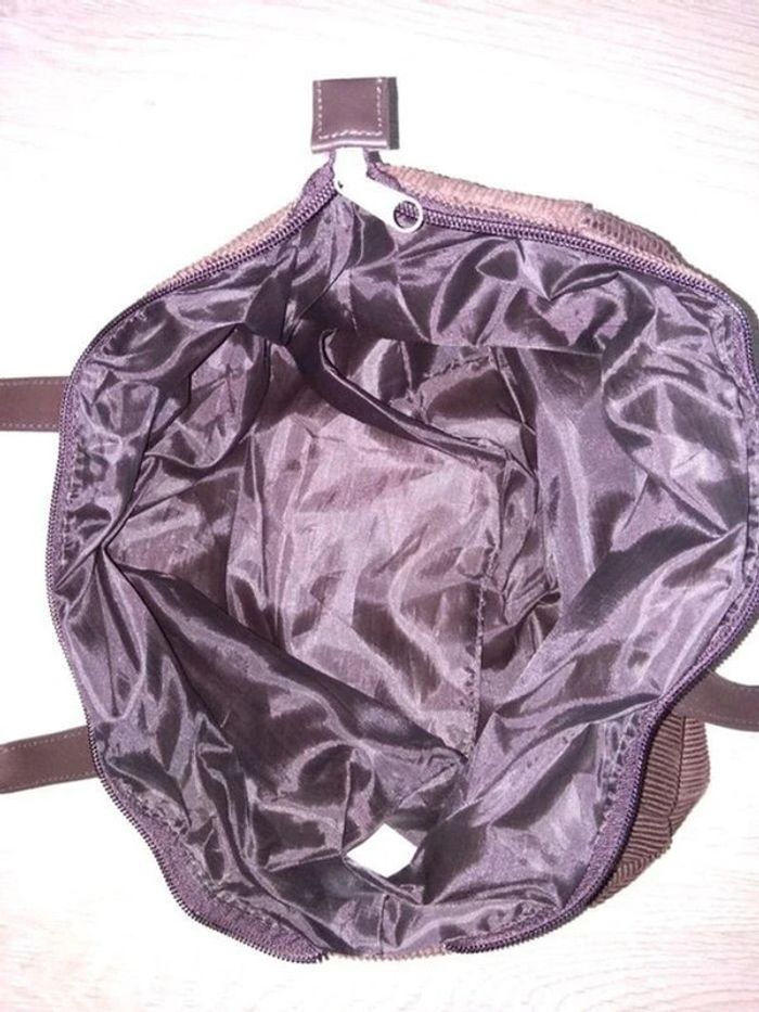 Sac à main velours marron neuf - photo numéro 3