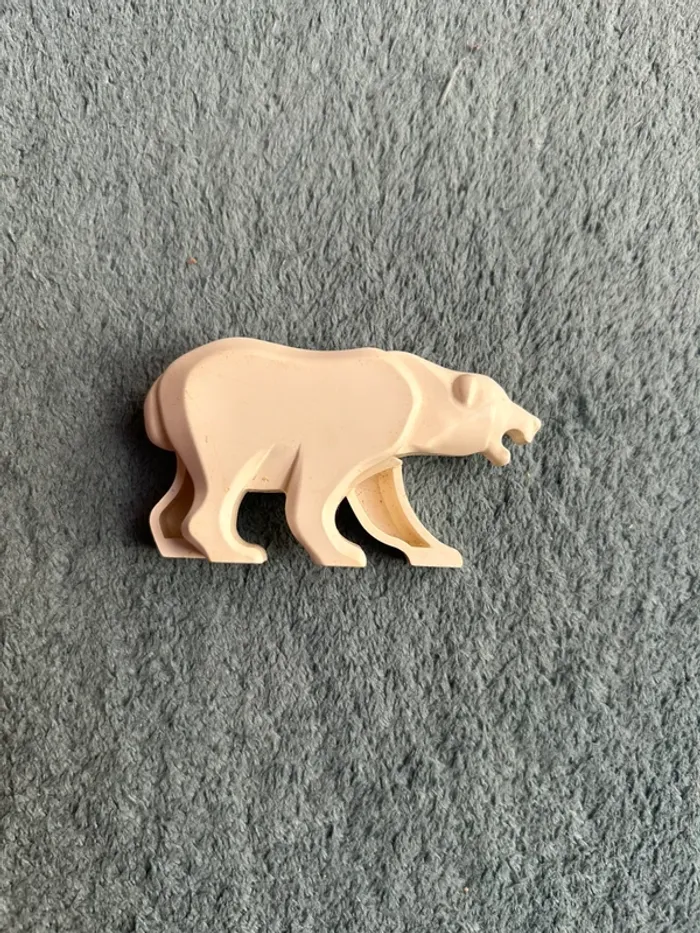 Animal lego ours polaire blanc, polar bear - photo numéro 2
