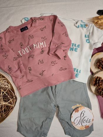 Ensemble 3 pièces garçon 6mois 
