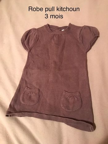 Robe pull 3 mois kitchoun