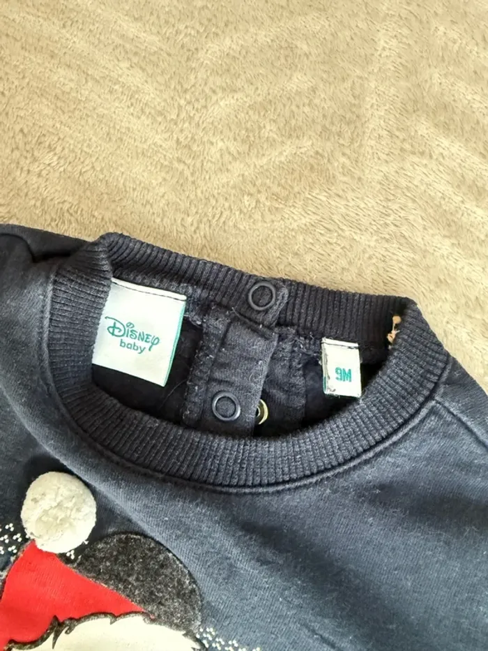 Pull de Noël Mickey Disney baby - photo numéro 4